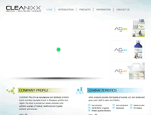 Tablet Screenshot of cleanixx.com